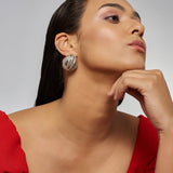La Tree Knot Earrings - Silver