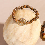 Jasper Stone Om Rakhi Bracelet