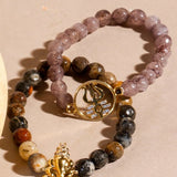 Jasper Stone Ganesh Rakhi Bracelet