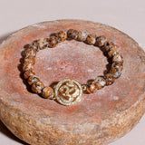 Jasper Stone Om Rakhi Bracelet