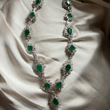 Emerald Diamanté Necklace
