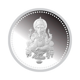 3D Lord Ganesh 999 Silver Coin