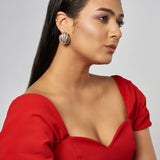 La Tree Knot Earrings - Silver