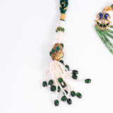 Ayesha Panchlada Necklace Set in Green