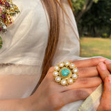 Anchal Firoza pearl ring
