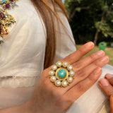 Anchal Firoza pearl ring