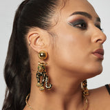 La Panther  Statement Earring