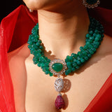 Green Onyx Maharani Set