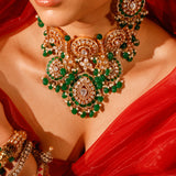Padmavati Royal Bridal Moissanite Polki Set
