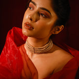Maharani Pearl Polki Choker Set