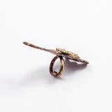 Naysa Peacock Ring