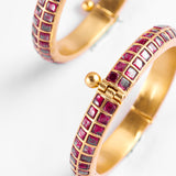 Sarisha Bangles Set in Red