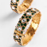 Zaisha Bangles Set in Green