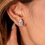 Classic drop solitaire studs - Zevar King