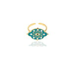 Pop Eye Enamel Rings - Zevar King