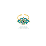 Pop Eye Enamel Rings - Zevar King