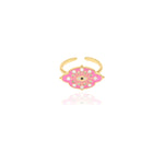 Pop Eye Enamel Rings - Zevar King