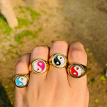 Yin & Yang Rings - Zevar King