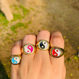 Yin & Yang Rings - Zevar King