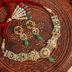 Palak necklace set - Zevar King