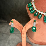 Chandni Girdhar in Queen of Emeralds Necklace set