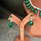 Chandni Girdhar in Queen of Emeralds Necklace set
