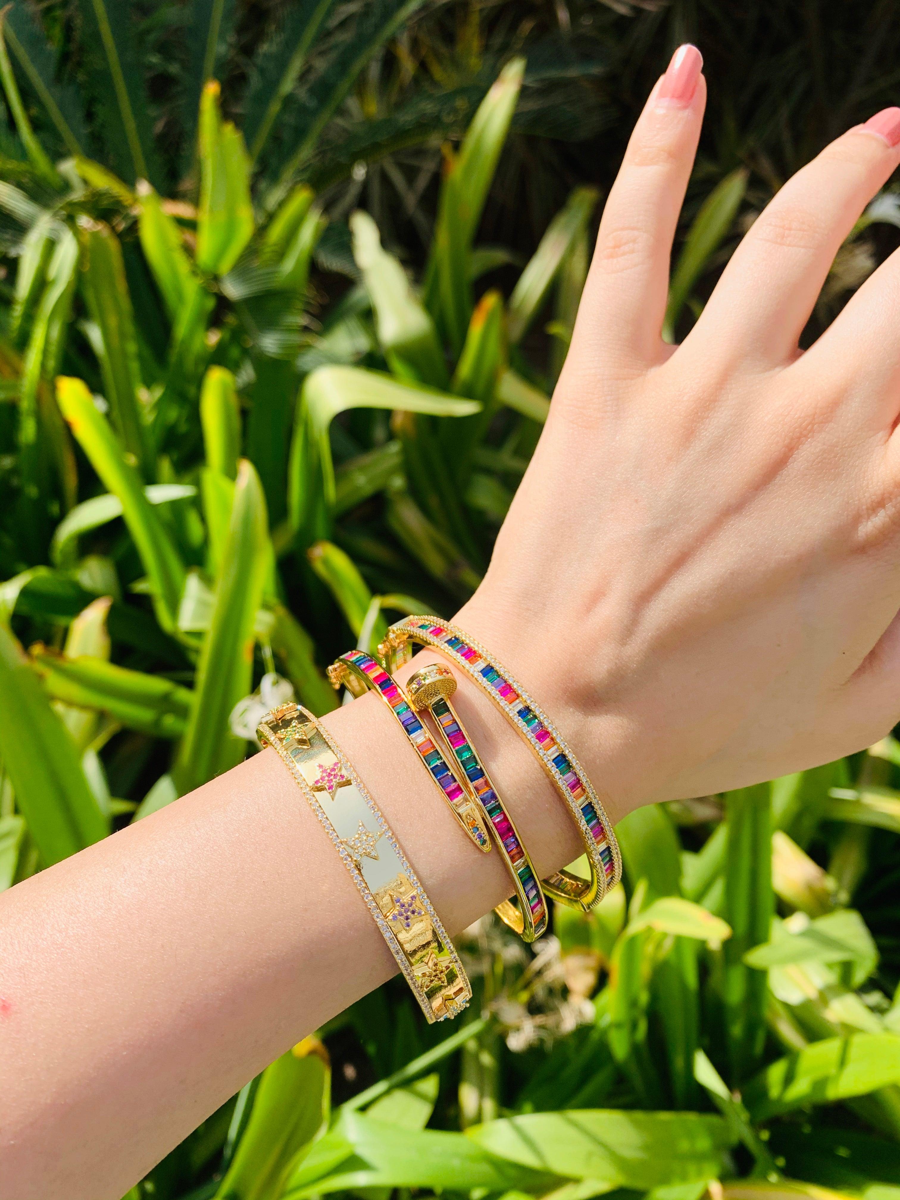 Rainbow love Bracelets