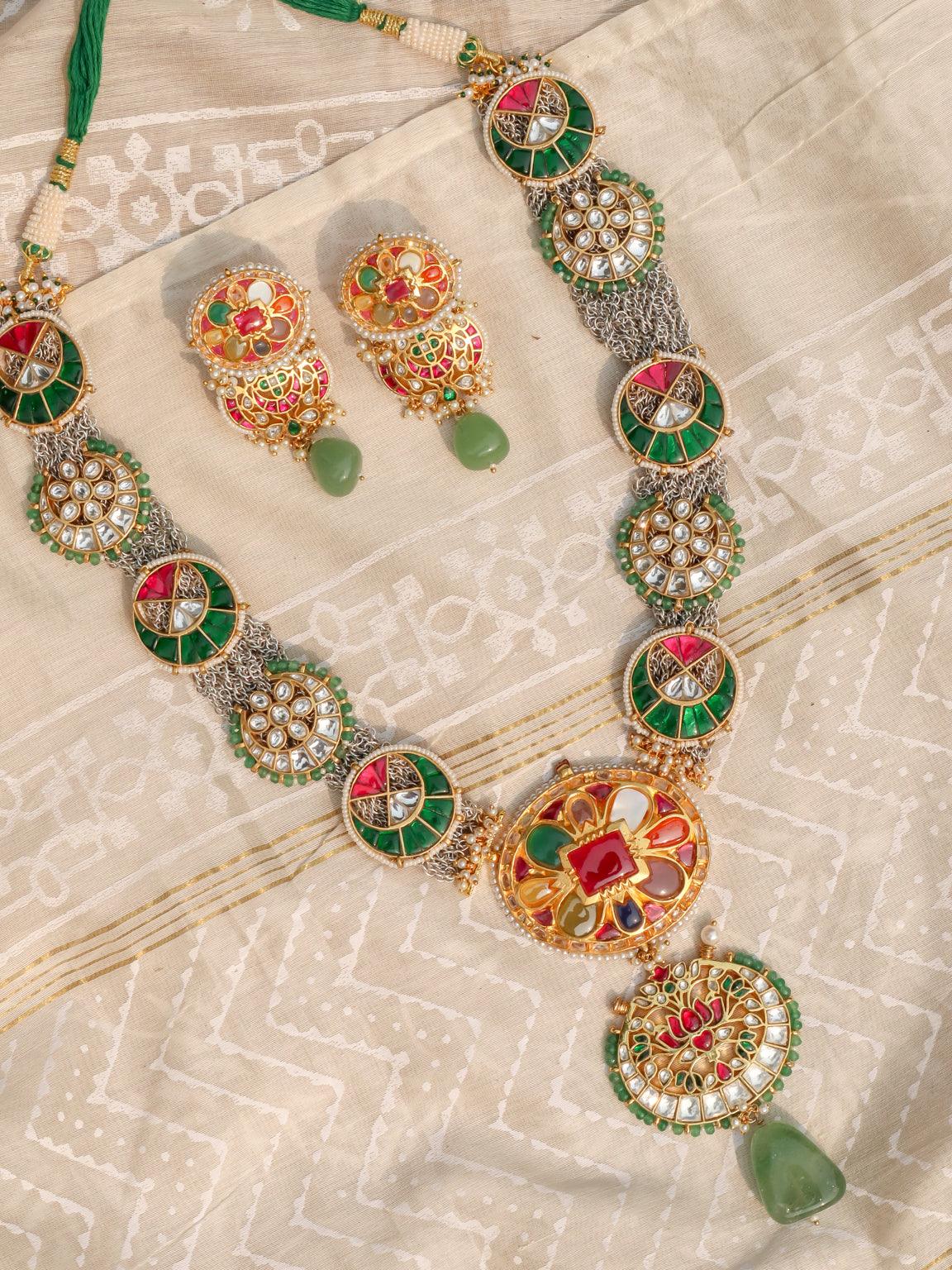 Maya Rani Haar Set (Long Necklace Set) - Zevar King