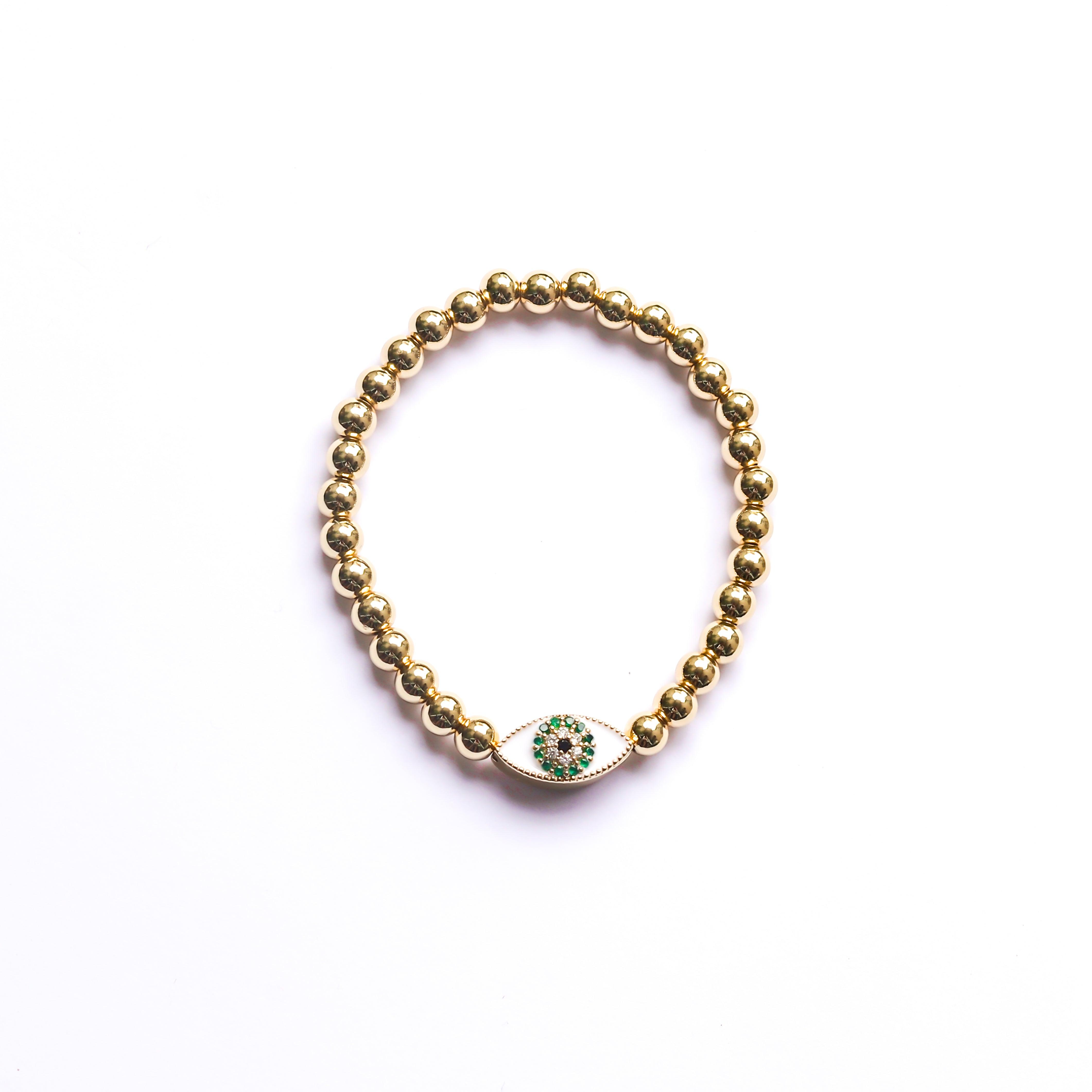 Gold Eye Bracelet - Zevar King