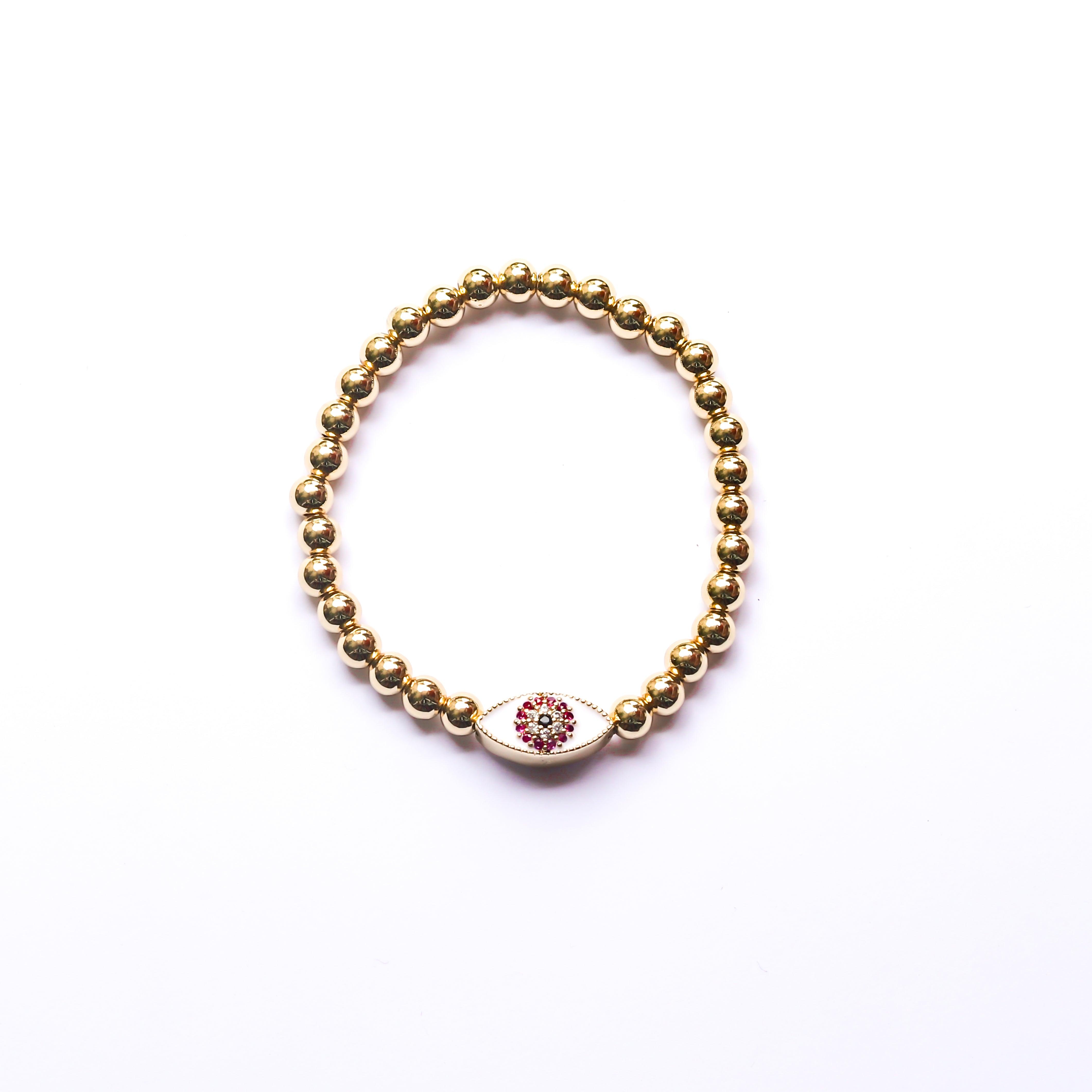 Gold Eye Bracelet - Zevar King