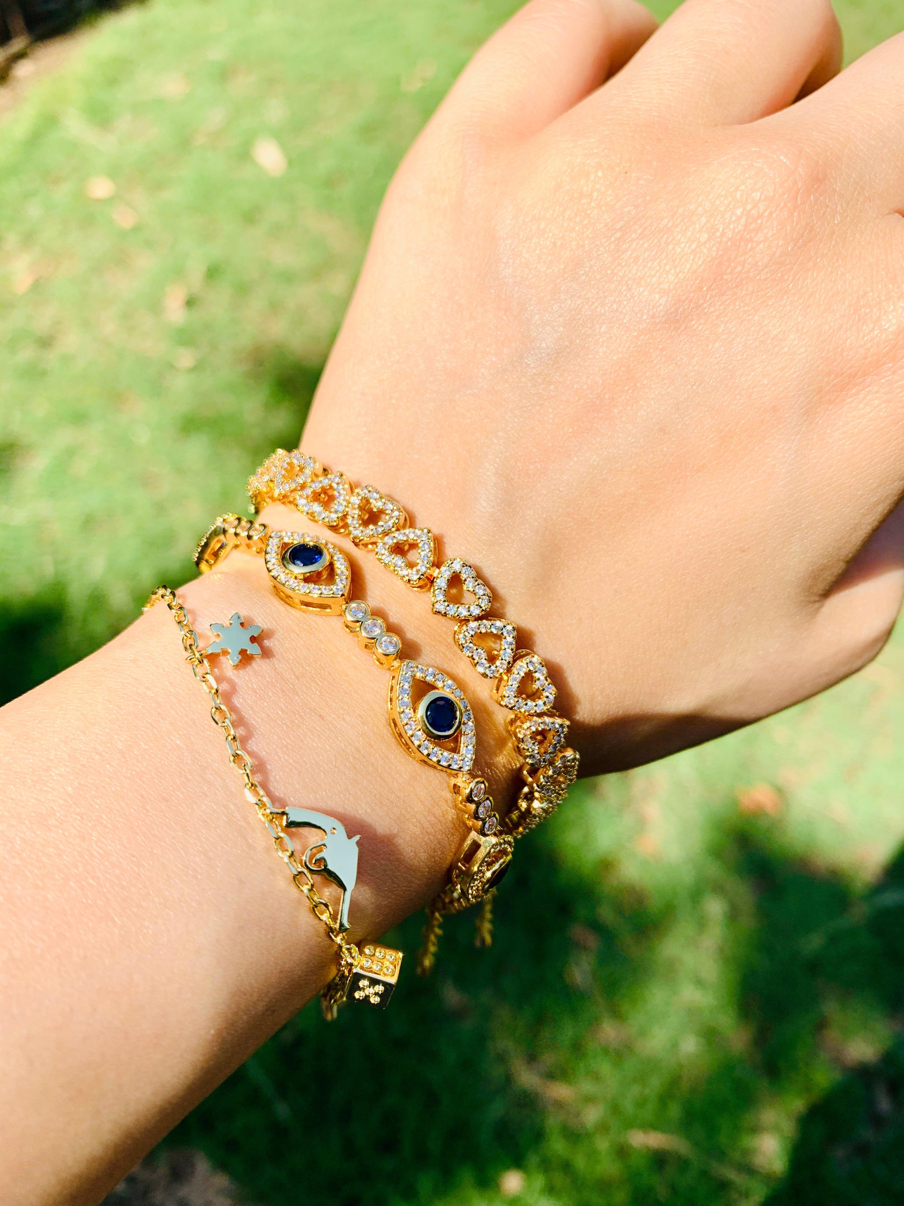 Stay Golden Stack Bracelets - Zevar King
