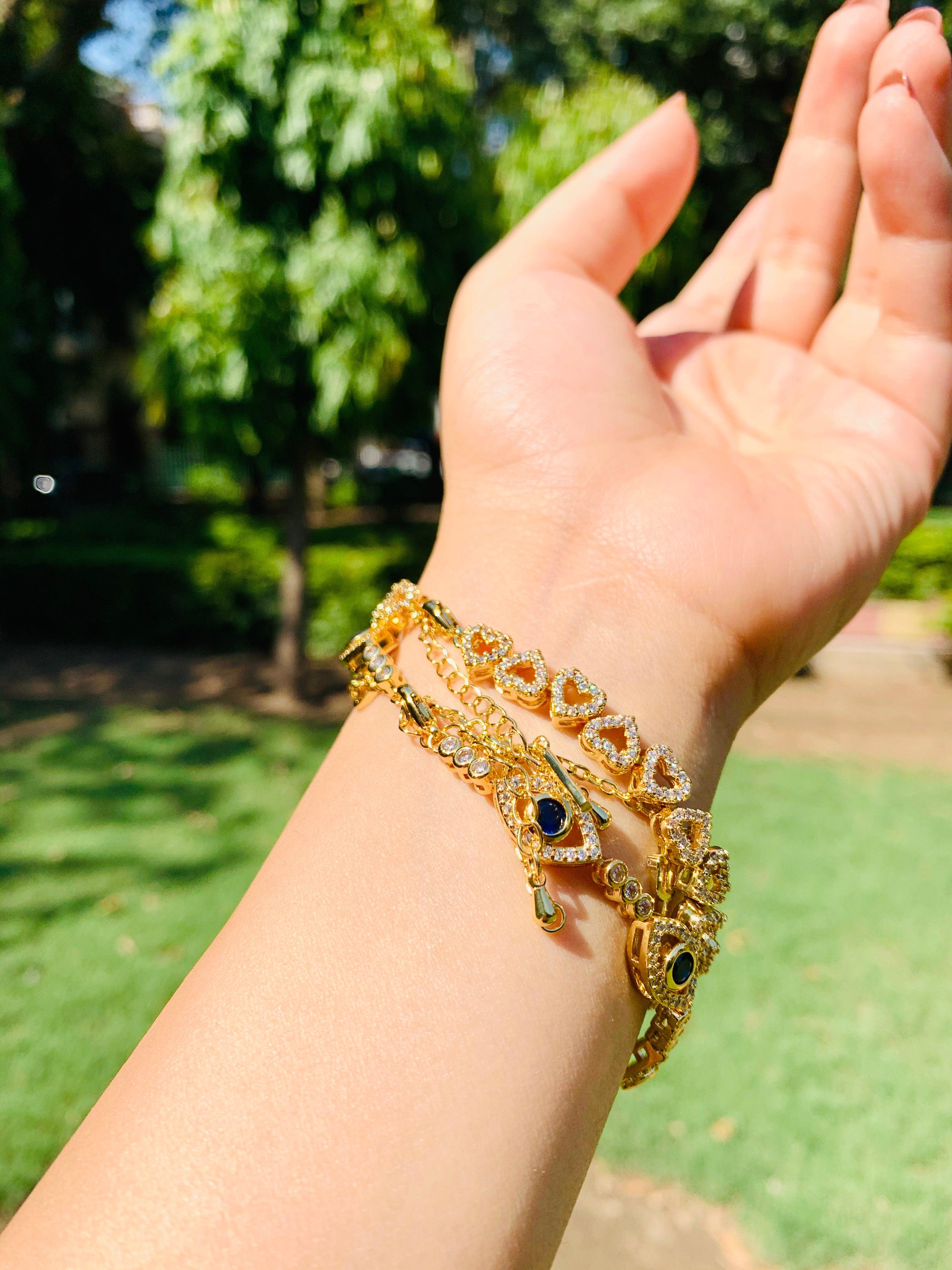 Stay Golden Stack Bracelets - Zevar King