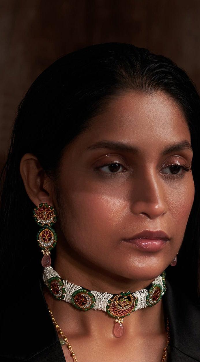 Zeenat Choker Set - Zevar King