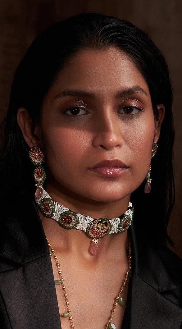 Zeenat Choker Set - Zevar King