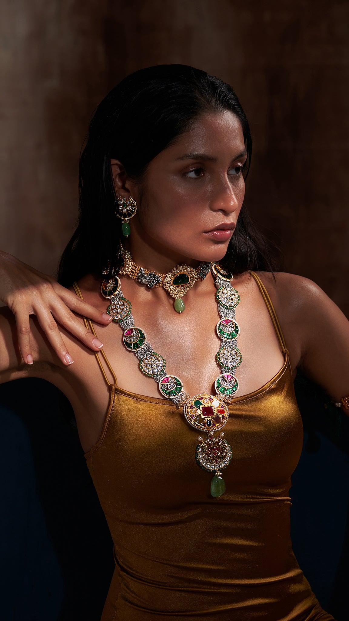 Maya Rani Haar Set (Long Necklace Set) - Zevar King