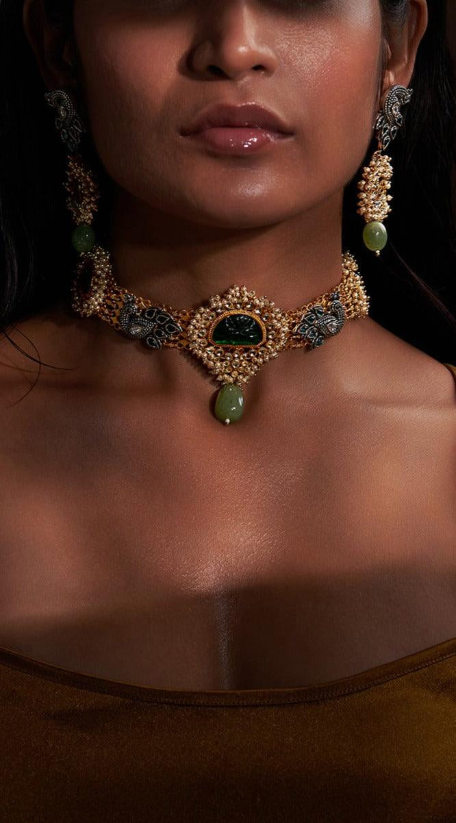 Aarohi Choker Set - Zevar King