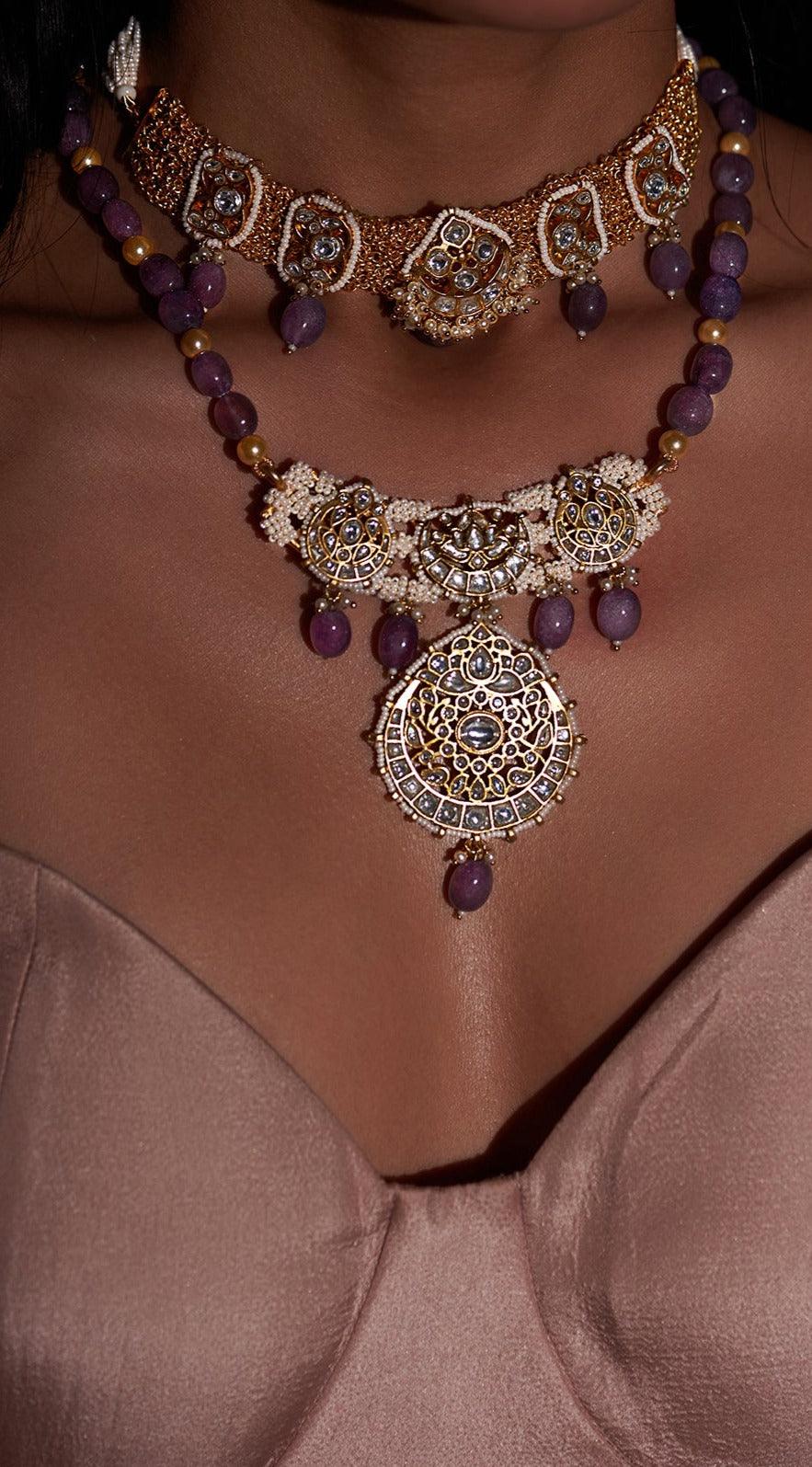 Meher Long Necklace Set - Zevar King