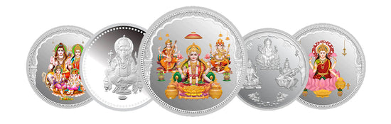 Festive Silver Coins