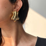 Gold Star Statement Earrings