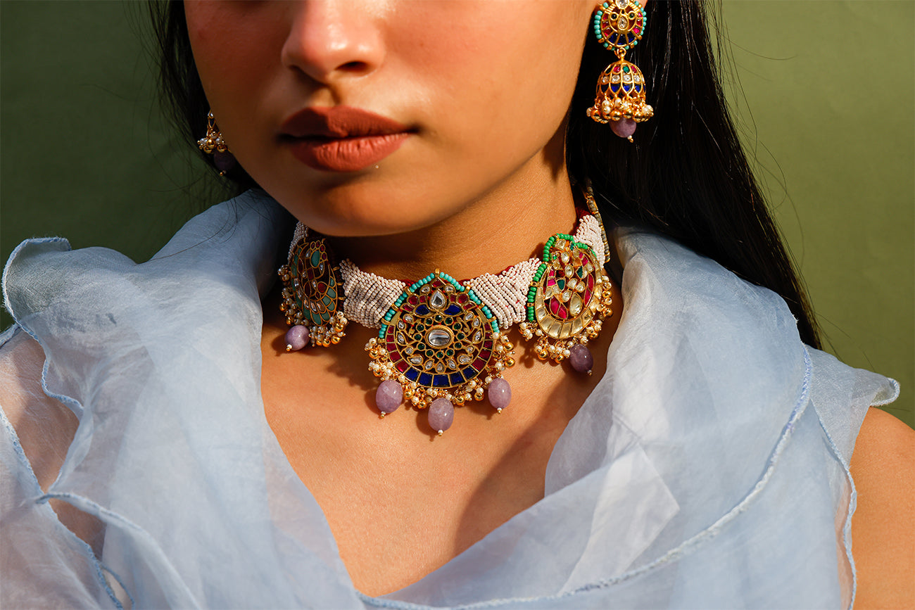Marham dome necklace set