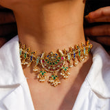 Nasrin Chaand Multicolour Necklace Choker
