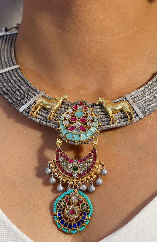 Multicolor Zeenat Necklace Set