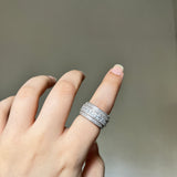 Eternity Diamanté Band Ring