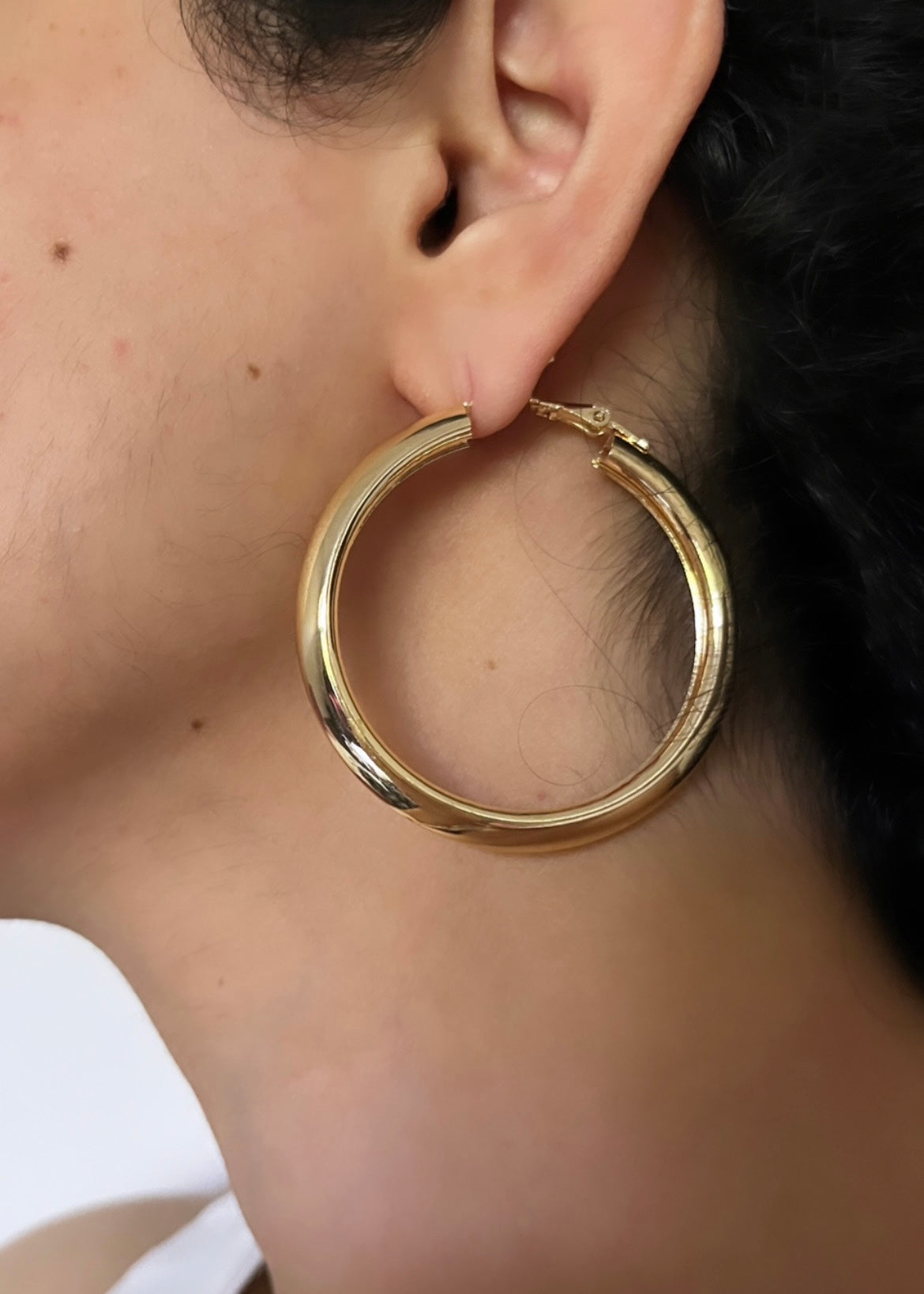 Evie Gold Hoop Earrings