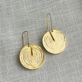 Coin Drop Earrings