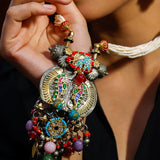 Afghani Multicolour Necklace Set