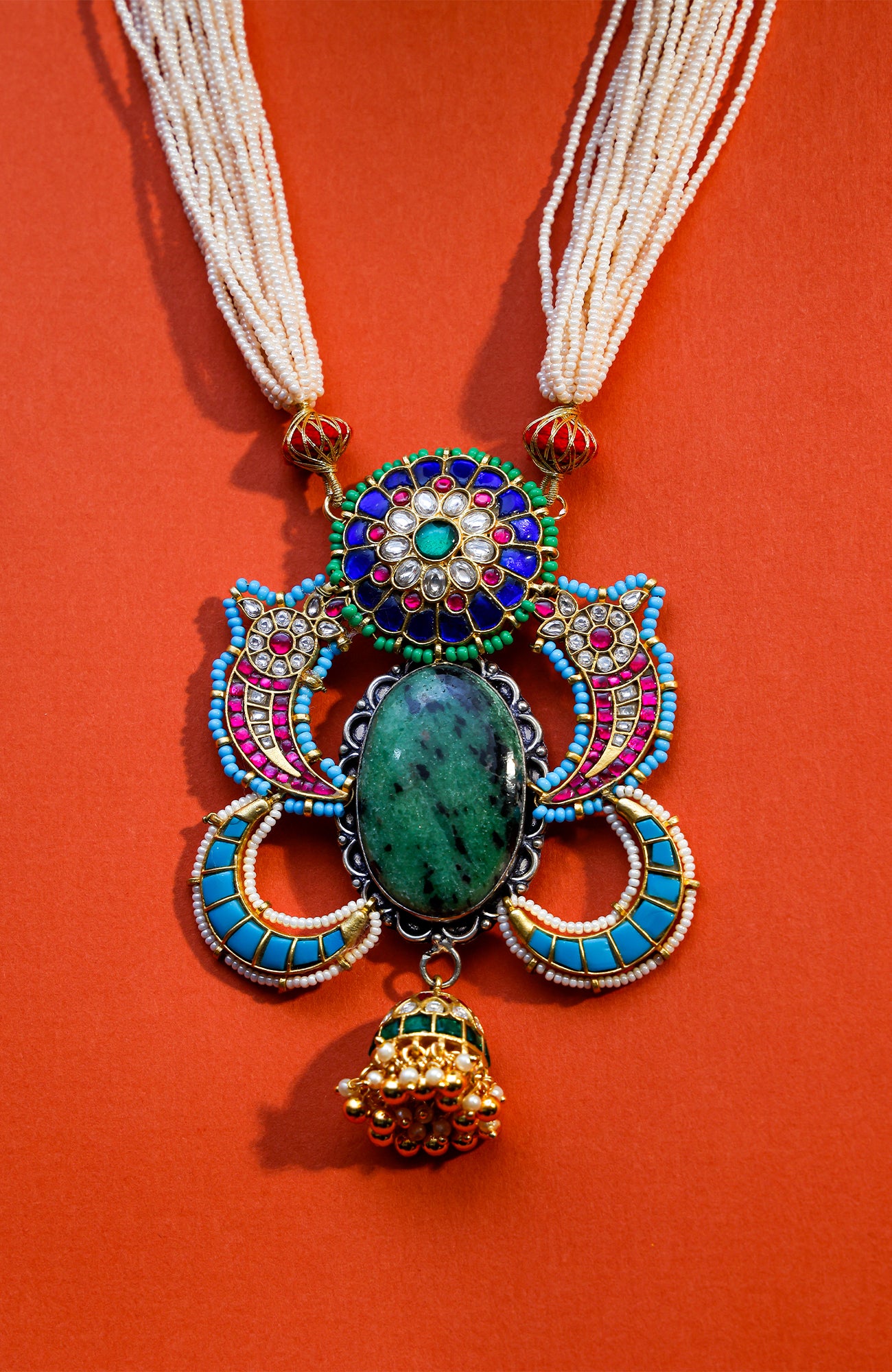 Load image into Gallery viewer, Afghani Multicolour Necklace Set
