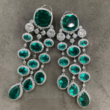 Glittering Emeralds Chandeliers