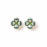 Shades of Green Floret Studs