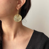 Coin Drop Earrings